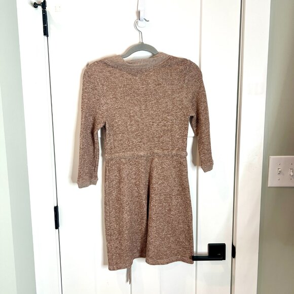 Anthropologie Saturday Sunday Tan Terry Cloth Comfort Lounge Dress Size XS - Picture 6 of 6